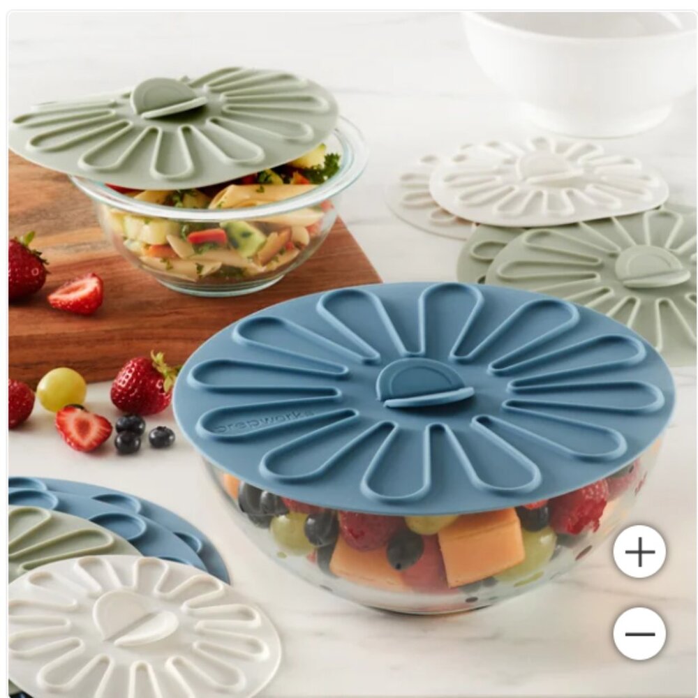 PrepWorks Multi-Function Silicone Lids, Set of 10